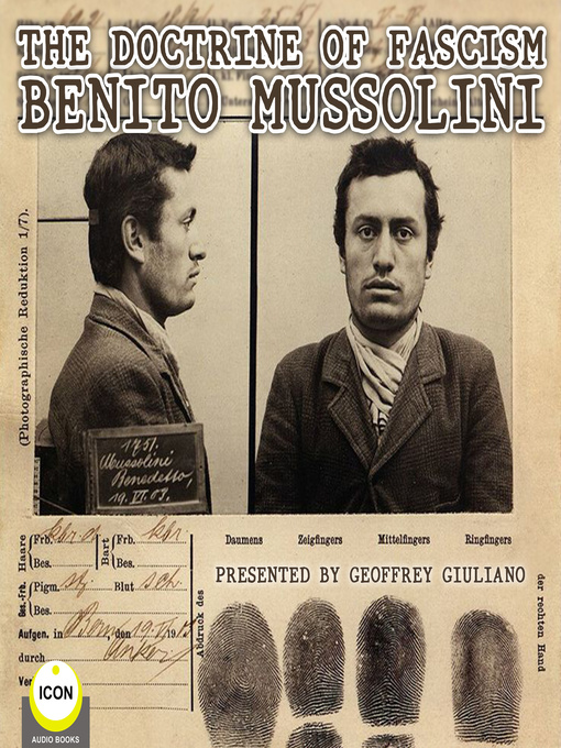 Title details for The Doctrine of Fascism Benito Mussolini by Benito Mussolini - Wait list